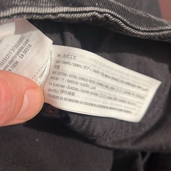 Abercrombie & Fitch Curve Love Mom High Rise Jeans, size 24 - Picture 7 of 11